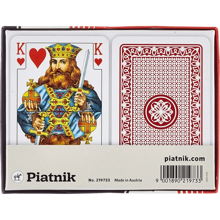Piatnik 219733 Romme Brücke Canasta Spielkarten – Bild 3