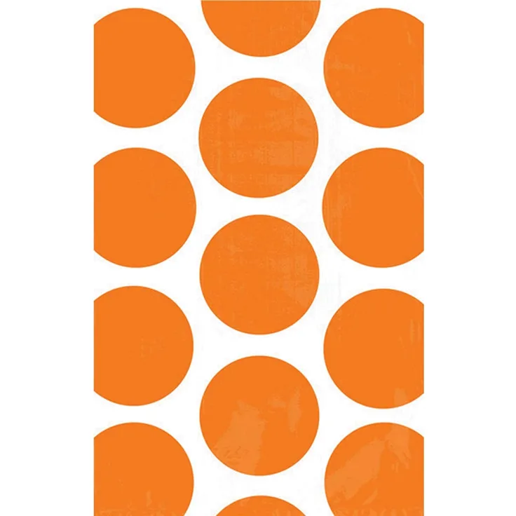 papiertüten Punkte 10 Stück 11,3 x 17,7 cm orange