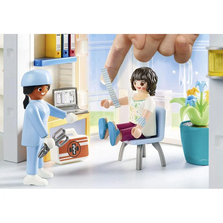 Playmobil 70191 'City Life' Krankenhaus mit Einrichtung, Mit Lichteffekten, Ab 4 Jahren – Bild 6