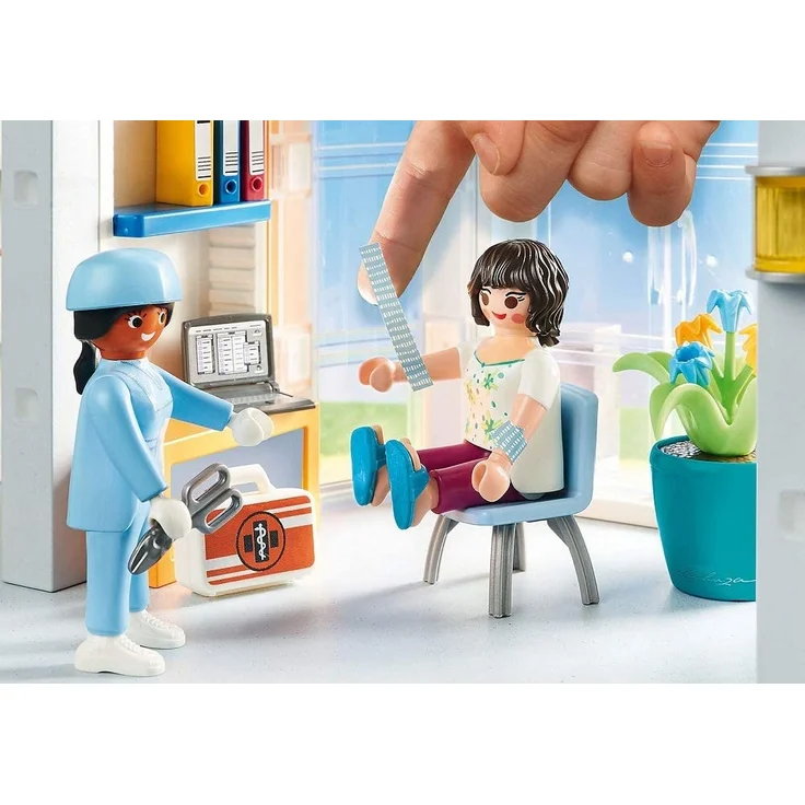 Playmobil 70191 'City Life' Krankenhaus mit Einrichtung, Mit Lichteffekten, Ab 4 Jahren – Bild 5