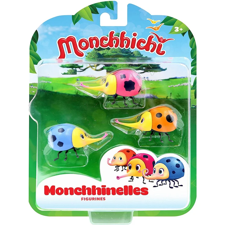 Monchhichi – Set mit 3 Figuren Monchhinelle – 3,5 cm – Bild 5
