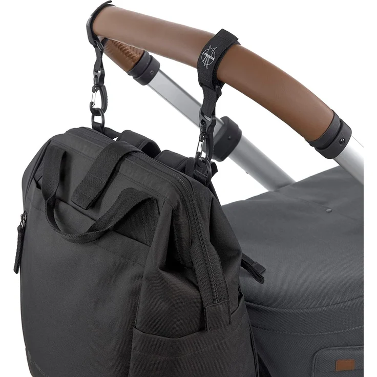 Laessig Glam Goldie Wickeltasche Anthrazit Schwarz 1 – Bild 4