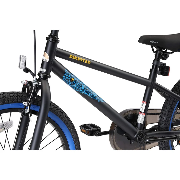 Bikestar BMX Kinderfahrrad 20 Zoll - Schwarz Blau – Bild 8