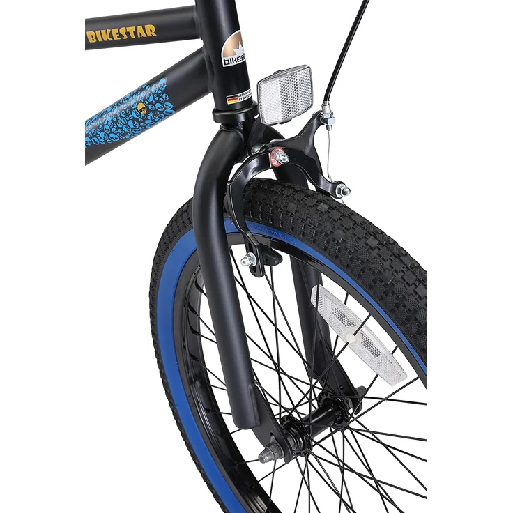Bikestar BMX Kinderfahrrad 20 Zoll - Schwarz Blau – Bild 4