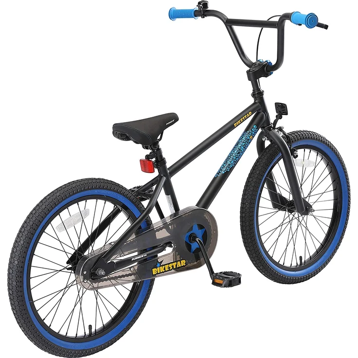Bikestar BMX Kinderfahrrad 20 Zoll - Schwarz Blau – Bild 3