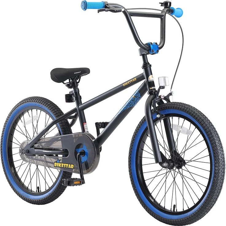 Bikestar BMX Kinderfahrrad 20 Zoll - Schwarz Blau – Bild 1