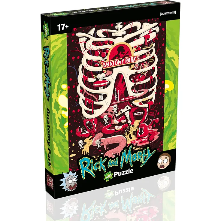 Winning Moves Puzzle Rick and Morty Anatomy Park 1000 pieces
