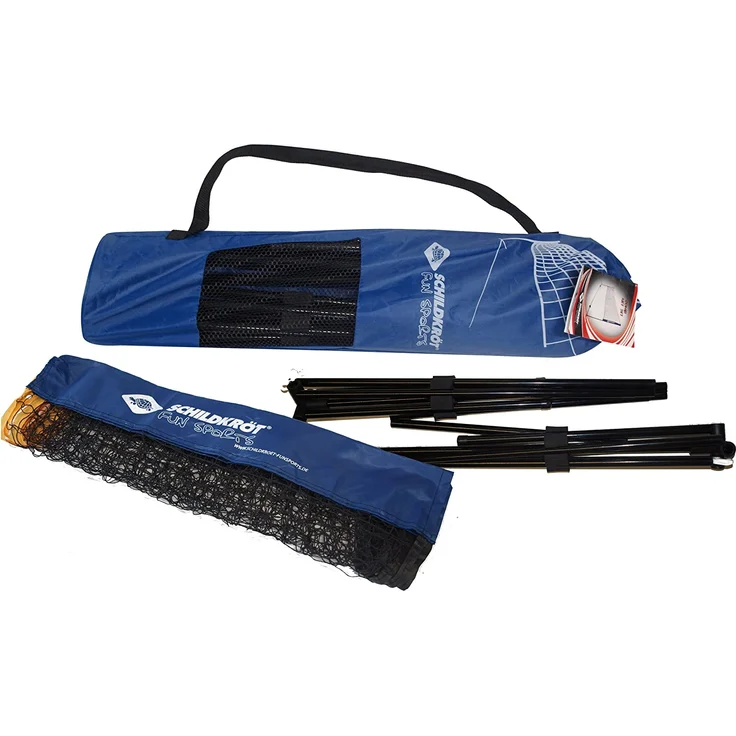 Schildkröt Netzgarnitur Kombi, freistehendes Freizeit-Netz für Badminton, Street-Tennis und andere Sportarten, stufenlos höhenverstellbar von 0,75m bis 1,55m, Breite 3m, 970994 – Bild 2