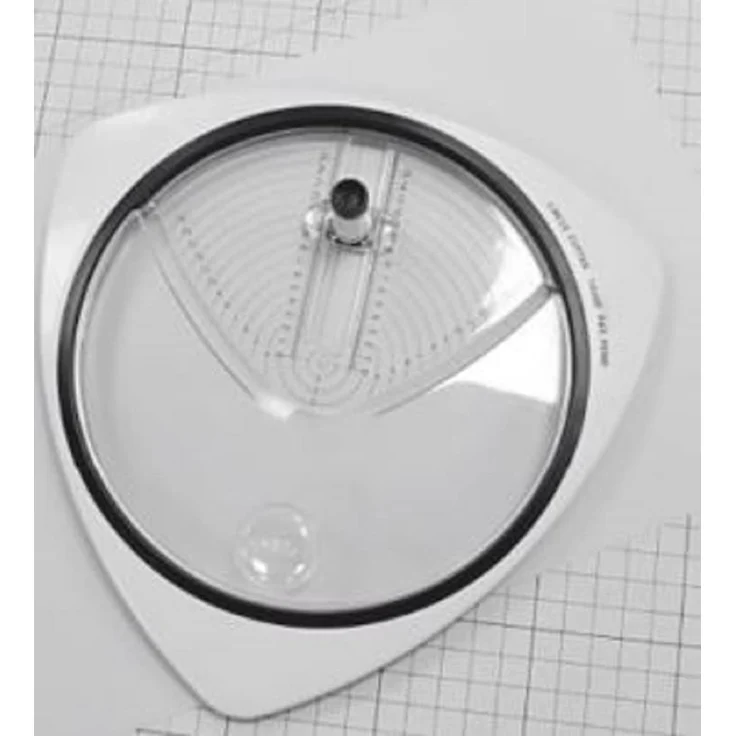 Rayher 89770000 Kreisschneider Mit 3 Ersatzklingen, Durchmesser 2, 4-15, 3Cm, 1 Stück, Metall, Weiß, Transparent, Rot, 30 X 28.5 X 4 Cm – Bild 2