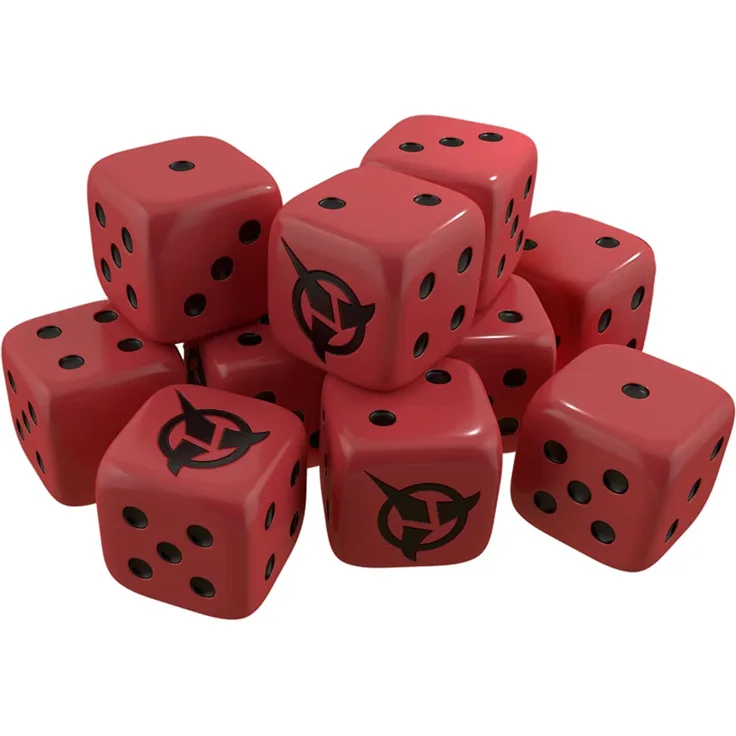 Gale Force Nine GF9ST007 - Star Trek Ascendancy: Dice Expansion - Klingon, 10 Würfel