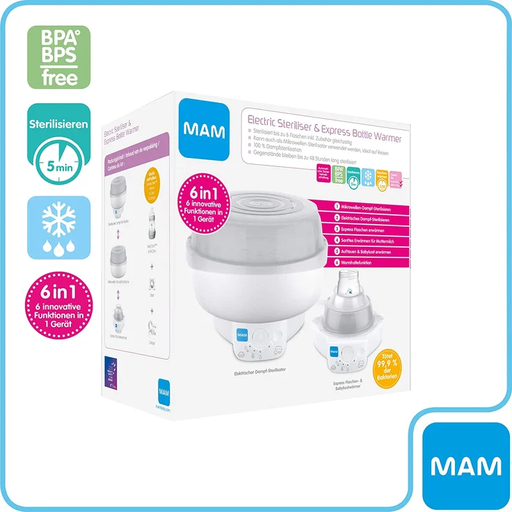 MAM 6in1 Electric Steriliser 628184 – Bild 2