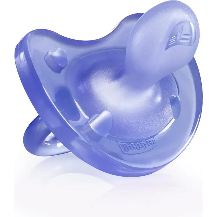 Chicco Schnuller Physio Soft, 100% Silikon, 2 Stück, Rosa/Lila – Bild 3