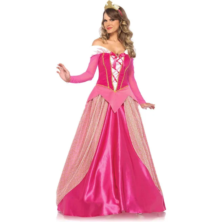 Leg Avenue 8561201005 85612-2Tl Set Prinzessin Aurora, Pink, S, Damen Fasching Kostüm, Größe: S (EUR 34-36)