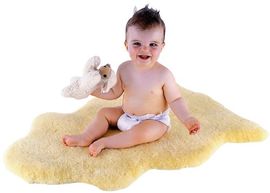 Kaiser Baby-Lammfell Größe 80 plus, geschoren