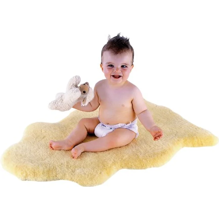 Kaiser Baby-Lammfell Größe 80 plus, geschoren – Bild 1