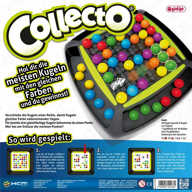 Collecto – Strategiespiel Logikspiel Denkspiel – HCM Kinzel – 55136 – Bild 4