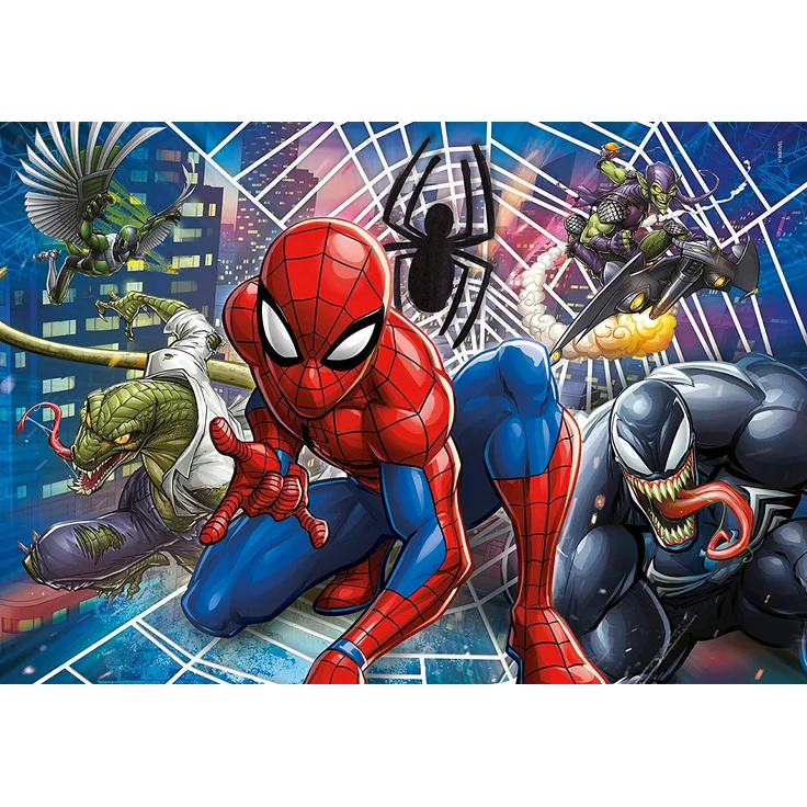 Clementoni 20250 Clementoni-20250-Supercolor Puzzle-Spiderman-30 Teile, Mehrfarben – Bild 2