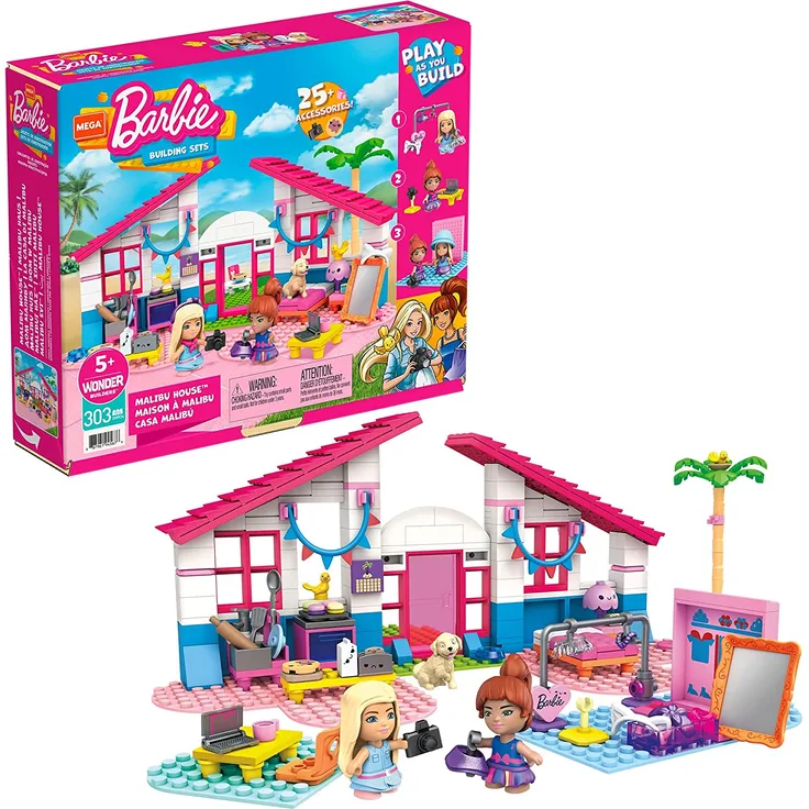 Barbie bricks 303pcs House in Malibu GWR34 / 4