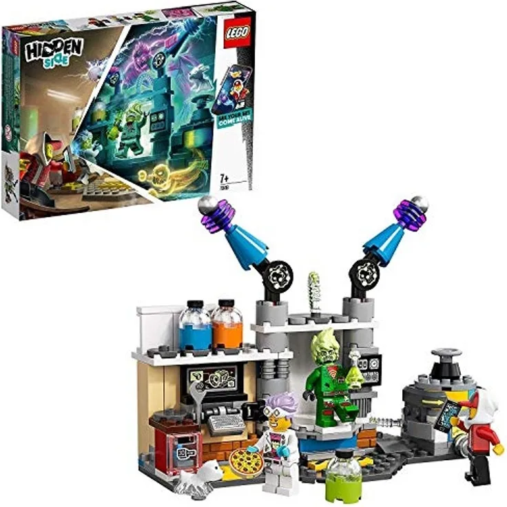 LEGO 70418 Hidden Side J.B.’s Geisterlabor Kinderspielzeug, Augmented Reality Funktionen