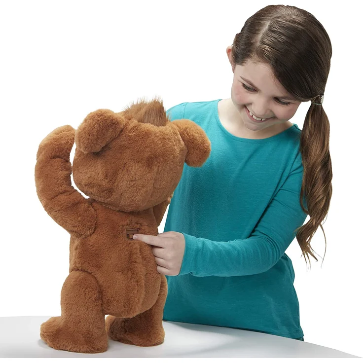 Hasbro FurReal Friends 'Cubby', Knuddelbär, interaktives Plüschtier, ab 4 Jahren, braun – Bild 18