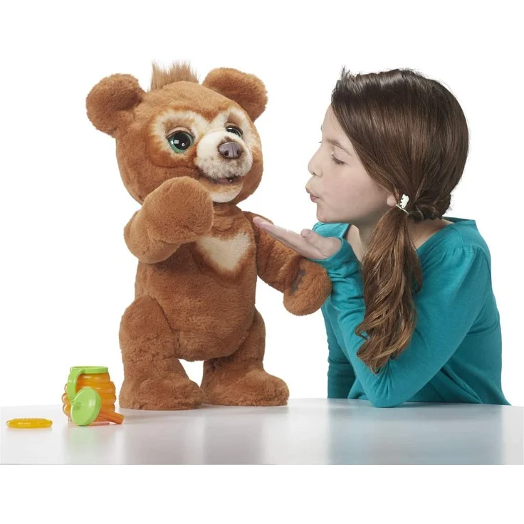 Hasbro FurReal Friends 'Cubby', Knuddelbär, interaktives Plüschtier, ab 4 Jahren, braun – Bild 20