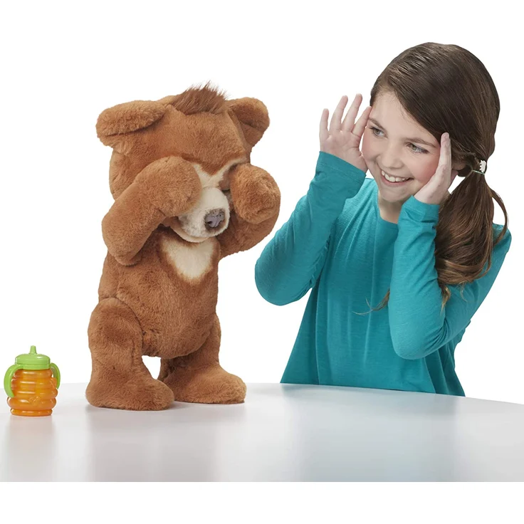 Hasbro FurReal Friends 'Cubby', Knuddelbär, interaktives Plüschtier, ab 4 Jahren, braun – Bild 13