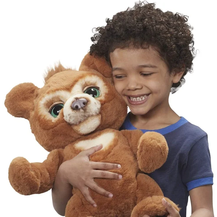 Hasbro FurReal Friends 'Cubby', Knuddelbär, interaktives Plüschtier, ab 4 Jahren, braun – Bild 2