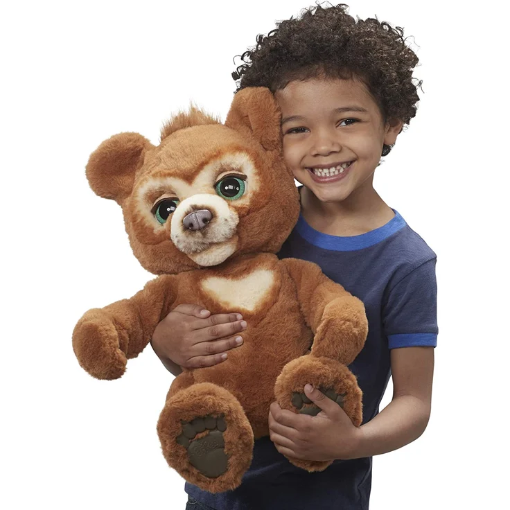Hasbro FurReal Friends 'Cubby', Knuddelbär, interaktives Plüschtier, ab 4 Jahren, braun – Bild 15