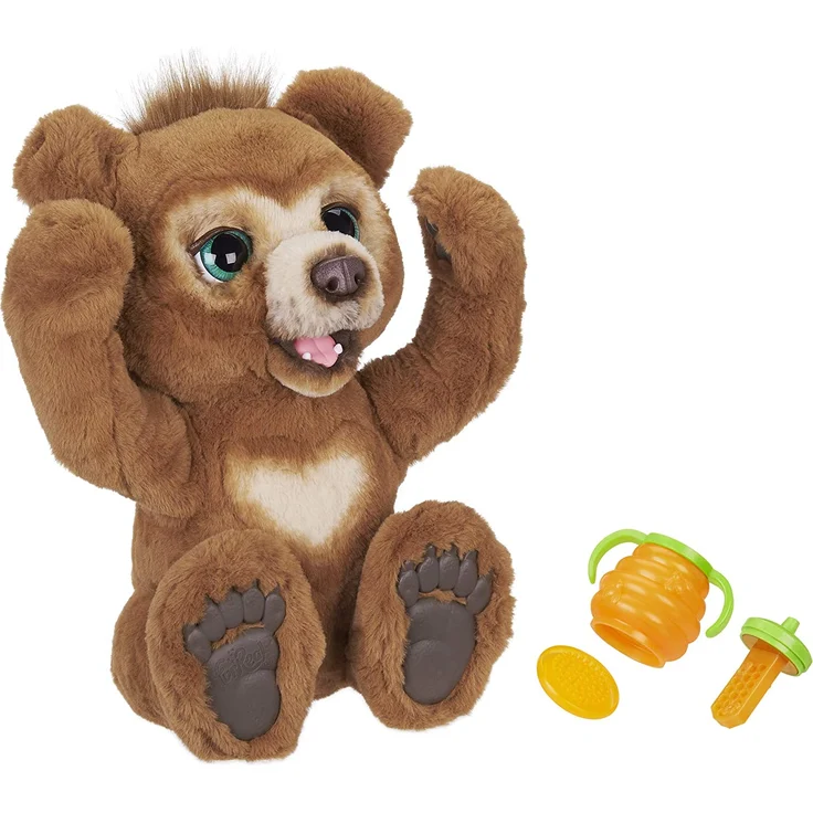 Hasbro FurReal Friends 'Cubby', Knuddelbär, interaktives Plüschtier, ab 4 Jahren, braun – Bild 1