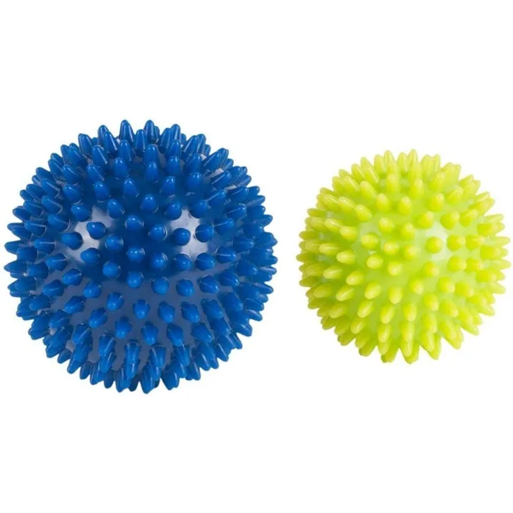 HUDORA Fitness Massage-Ball 2 Stück, lemon/blau, 76769