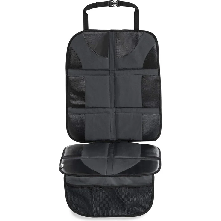 Hauck Sit on Me Deluxe Autositzschoner Kindersitzunterlage, ISOFIX geeignete Unterlage für Autositze, Reboarder und Babyschalen, grau, 47 x 121 cm – Bild 13