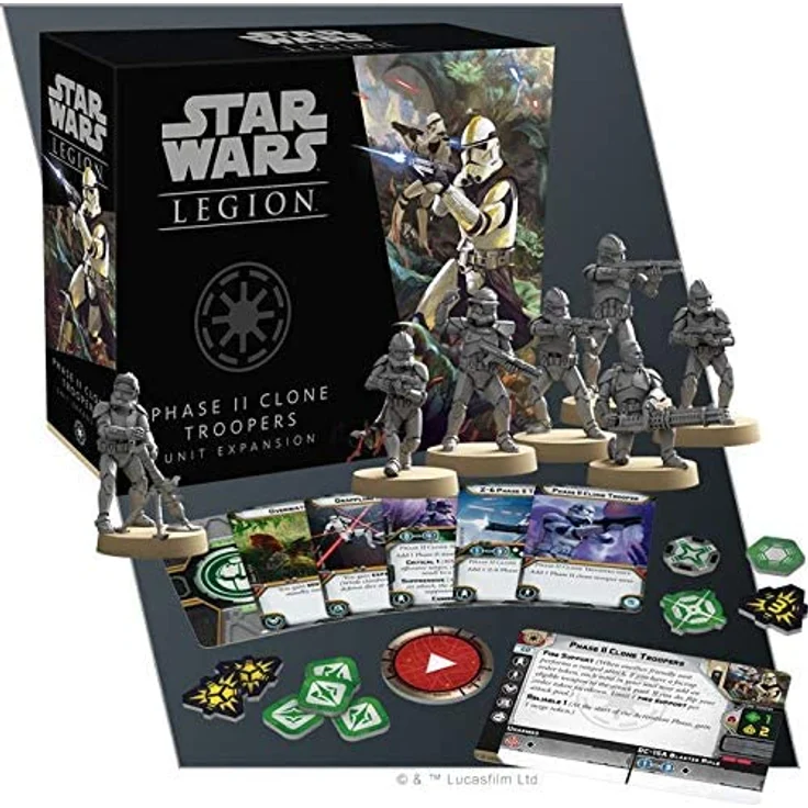 Asmodee Star Wars: Legion - Klontruppen der Phase II, Erweiterung, Tabletop, Deutsch – Bild 3