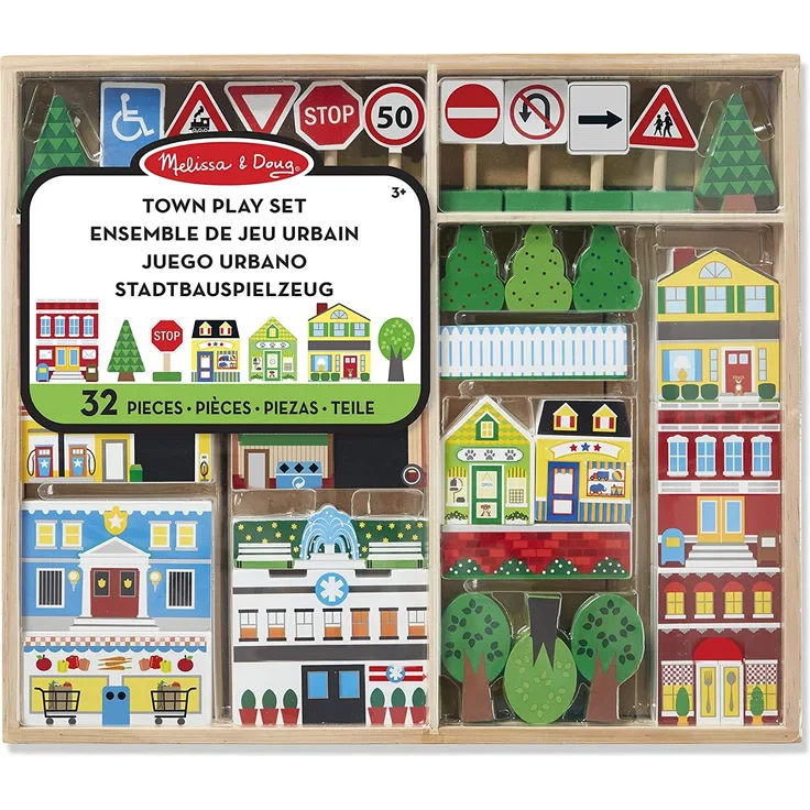 Melissa & Doug Stadtspielset 32-teilig
