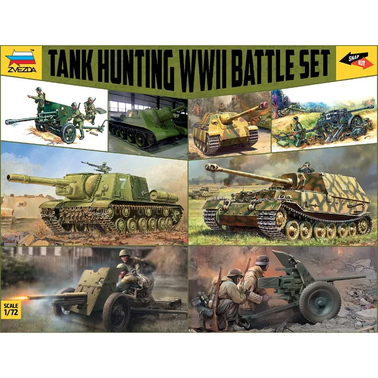 1:72 WWII Battle Set Tank Hunting 530005204