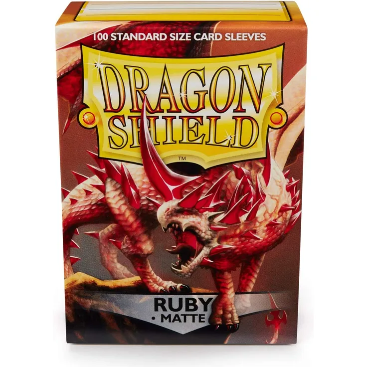 Dragon Shield 11037 Matte Sleeves Kartenhhüllen, Ruby