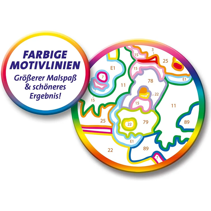 Ravensburger Malen nach Zahlen Pferd mit Fohlen – Bild 5