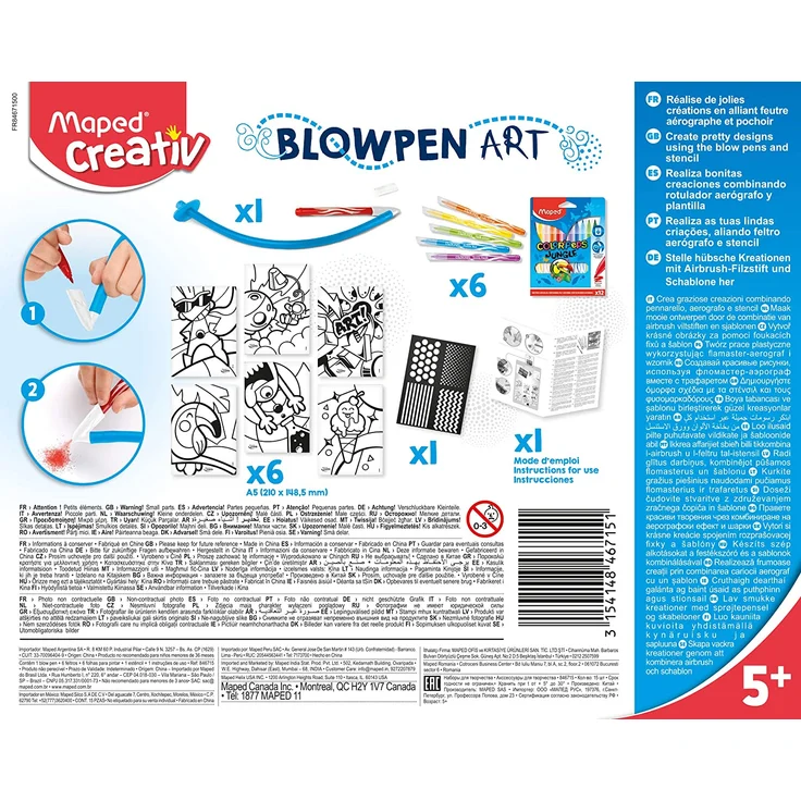 Puste Stifte Blow Pen Pop Art (Maped) - Preisvergleich – Bild 15