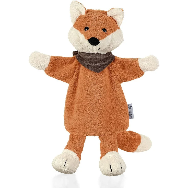 Sterntaler Handpuppe Fuchs, Ideal für Puppentheater und Rollenspiele, 32 x 21 x 9 cm, Rotbraun/Weiß – Bild 1