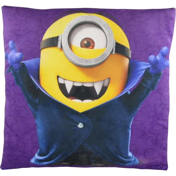 MINIONS Kissen: Happy Birthday Dracula/Vampir 40x40 cm – Bild 3
