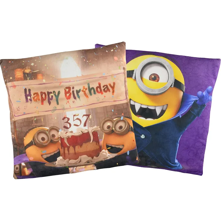 MINIONS Kissen: Happy Birthday Dracula/Vampir 40x40 cm