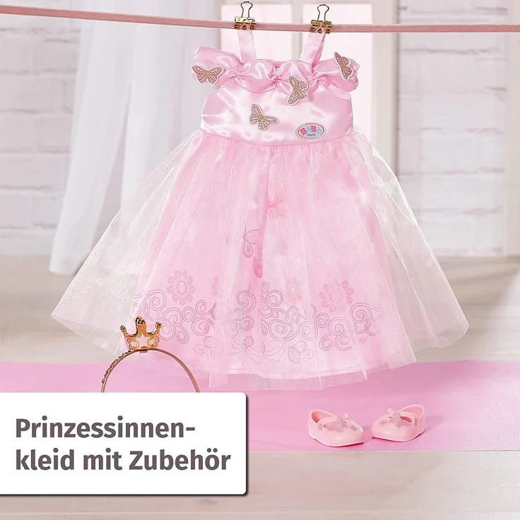 Zapf 834169 BABY born Deluxe Prinzessin 43cm – Bild 2