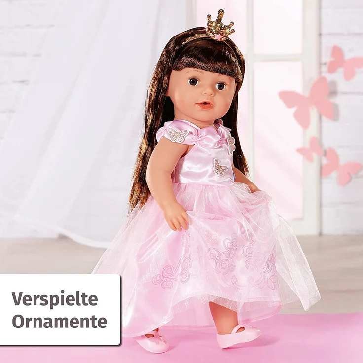 Zapf 834169 BABY born Deluxe Prinzessin 43cm – Bild 3