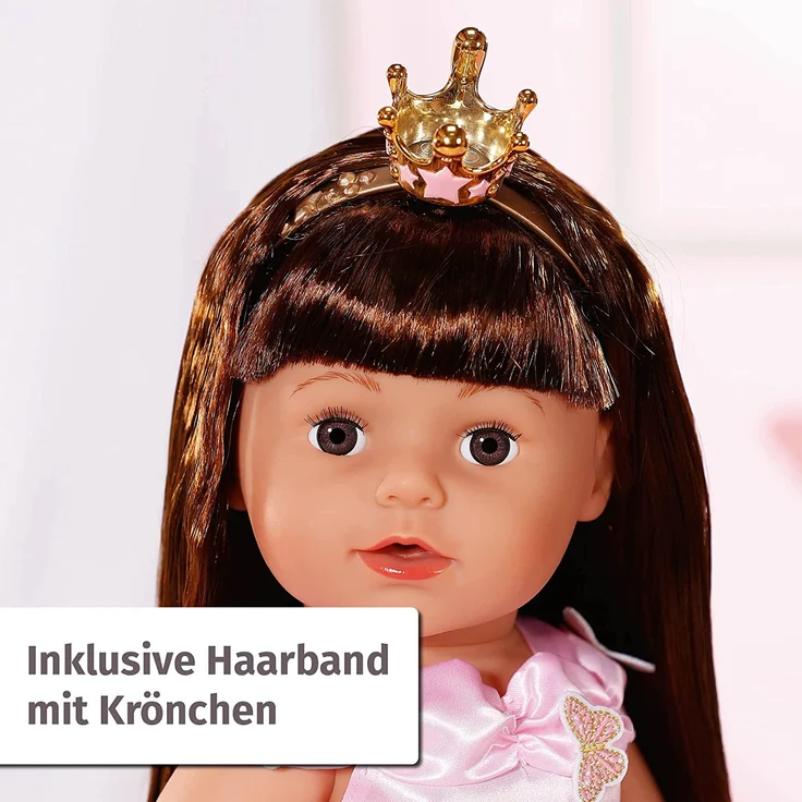 Zapf 834169 BABY born Deluxe Prinzessin 43cm – Bild 6