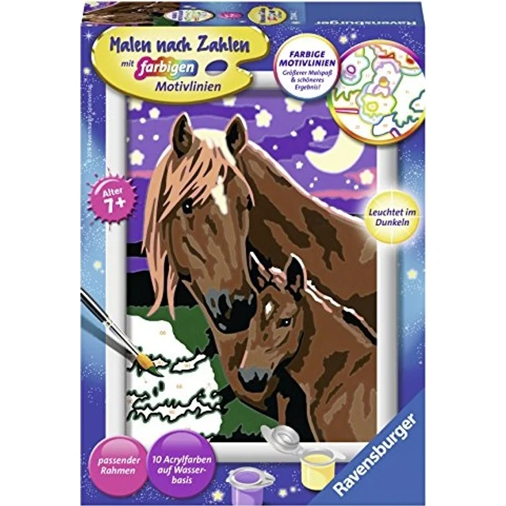 Ravensburger Malen nach Zahlen 27844 - Pferde – Bild 1