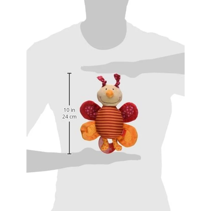 sigikid, Mädchen und Jungen, Spieluhr, Stofftier Schmetterling, Rot/Orange, 40318 – Bild 8