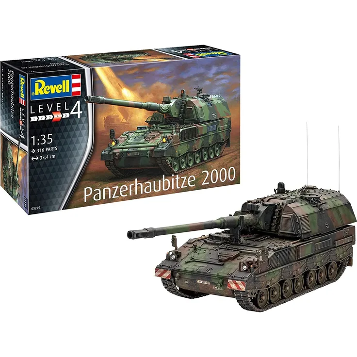 Revell REV-03279 Panzerhaubitze 2000 Toys, Mehrfarbig, 1/35