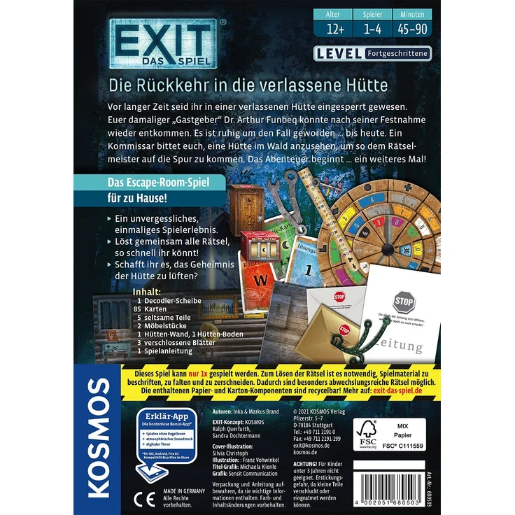 KOSMOS EXIT - Das Spiel: Die Rückkehr in die verlassene Hütte – Bild 2