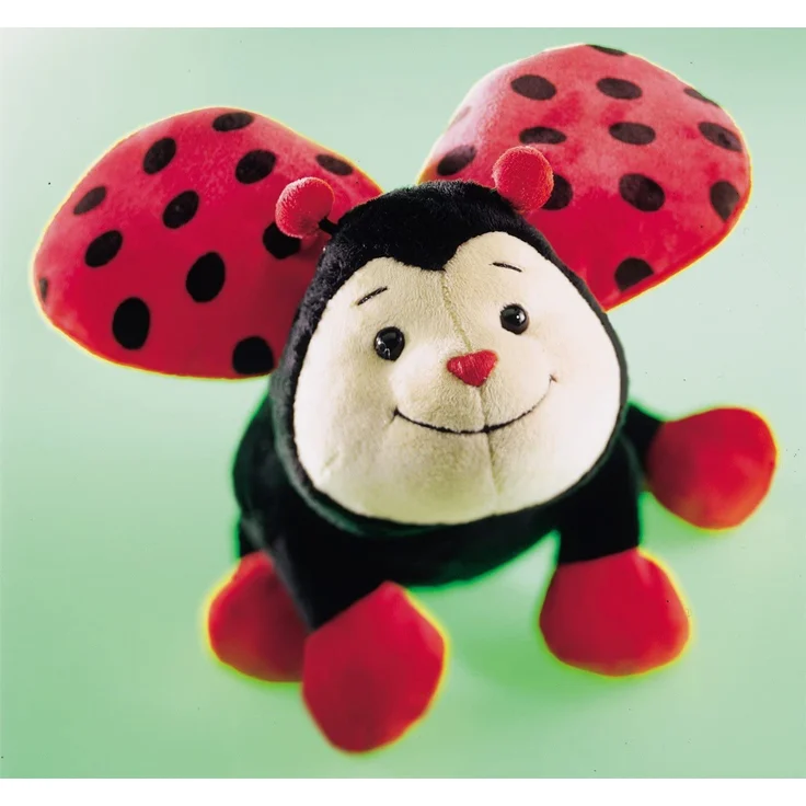 Schaffer 4340 Bolle Plüsch Marienkäfer, rot/schwarz, 11 cm – Bild 4
