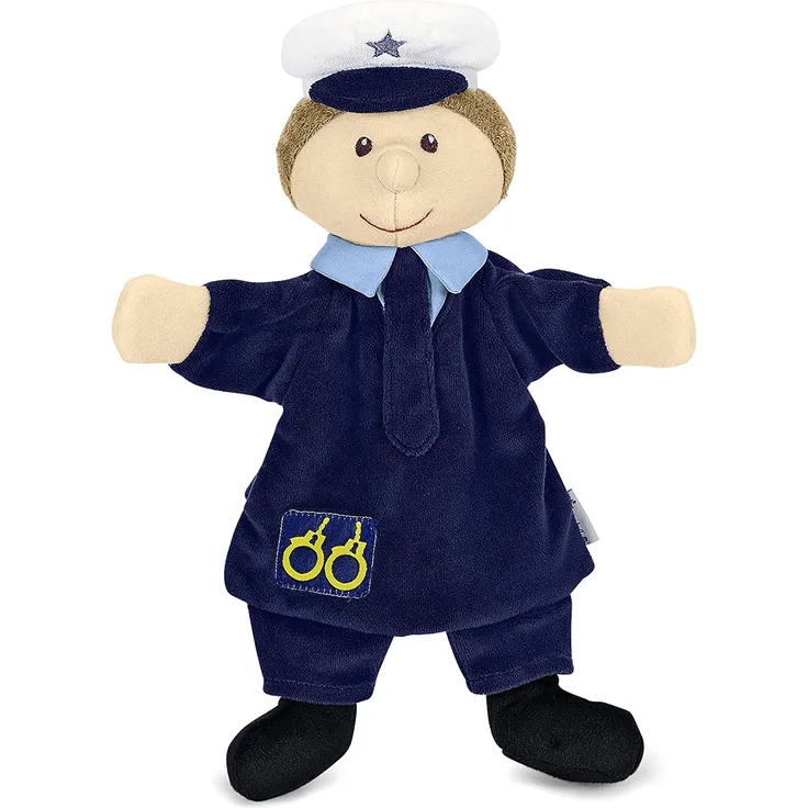 Sterntaler Handpuppe Polizist, 29 x 27 x 9 cm, Blau