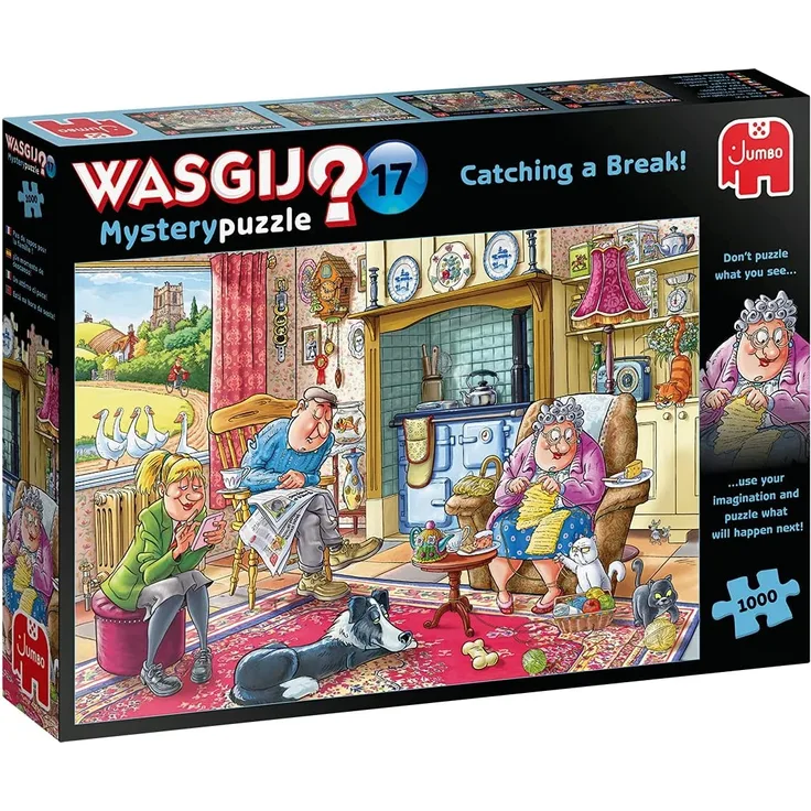puzzle Wasgij Mystery 17 Kabaal In De Keuken 1000 Teile